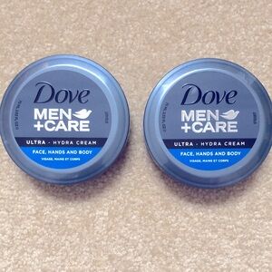 DOVE Men + Care Ultra Hydra Cream for Face, Hands & Body          Set of 2 NEW